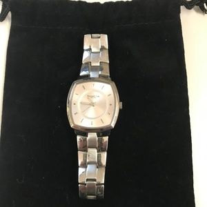 Kenneth Cole - Silver Watch with Pink Face